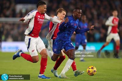  تساوی در دربی لندن؛ چلسی ترمز آرسنال را کشید