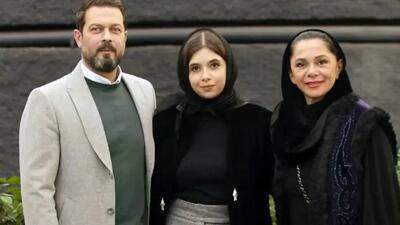  عکس زیرخاکی از نفس بازغی و پدر بازیگرش / پژمان قبل طلاق هم جذاب بود !