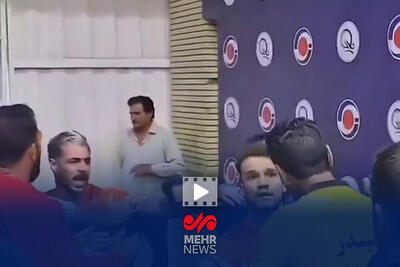  تصاویری از درگیری و کتک‌کاری در بازی مس سونگون و گهر زمین - پارس فوتبال