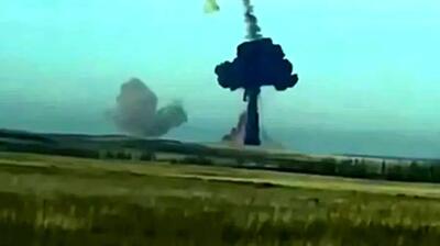  موشک قاره‌پیمای روسیه، هنگام شلیک منفجر شد! +فیلم