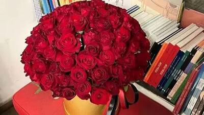  دسته گل بی‌نظیر گروه حنظله برای دانشمند هسته‌ای اسرائیل