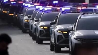  پلیس سوریه و ناوگان تازه‌نفس خودروهای جدید + فیلم و تصاویر
