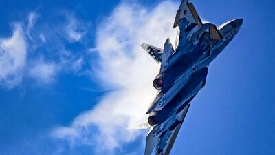  سوخو ۵۷‌ در نزدیکی ایران؛ رونمایی از اژدهای جنگی کرملین!