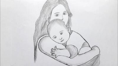  نقاشی روز مادر جدید ، ساده و زیبا برای ایده و رنگ آمیزی