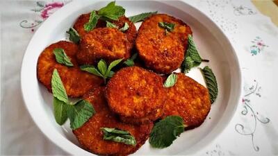  طرز تهیه کتلت بادمجان : آموزش کتلت بدون سیب زمینی !