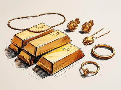  ۳۶ درصد سرمایه‌گذاران منتظر طلای بالای ۵۰۰۰ دلار هستند - سرمایه و بورس