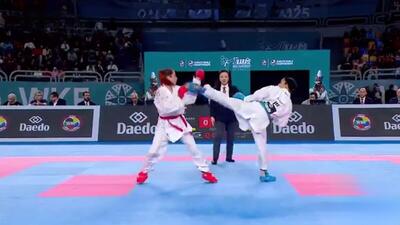  بهمنیار اولین مدال کاراته ایران را ضرب کرد