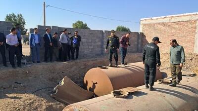  پاکسازی بزرگترین محل دپوی قاچاق سوخت در جنوب کرمان