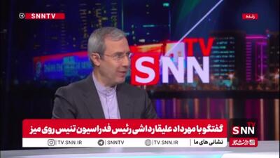  علی قارداشی: فدراسیون تنیس روی میز را به عنوان برترین فدراسیون از نظر میزان رشد و پیشرفت انتخاب کردند
