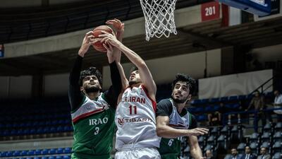  نبرد تیم ملی بسکتبال ایران در برابر عراق؛ دیدار برگشت