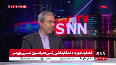  علی قارداشی: اینکه می‌گویند فدراسیون تنیس روی میز پشت نوشاد و نیما عالمیان قایم شده است را قبول ندارم
