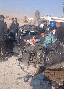  عکس دلخراش از خودرو خانواده معاون رئیس جمهور