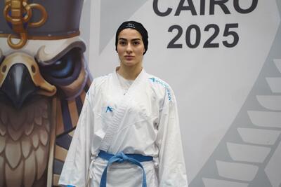  نخستین طلای تاریخ کاراته بانوان بر گردن گلشادنژاد