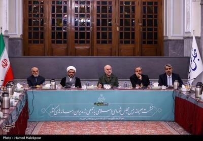  دیدار مدیران رسانه‌ها با قالیباف - تسنیم