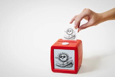  پرینتر کوچک Stickerbox که ایده‌های کودکان را زنده می‌ کند + تصویر