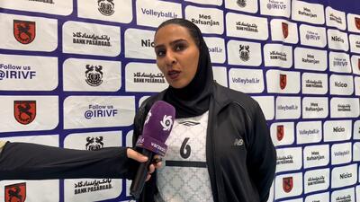  صحبت های بازیکنان بانوان والیبال مقاوت تبریز و مس رفسنجان