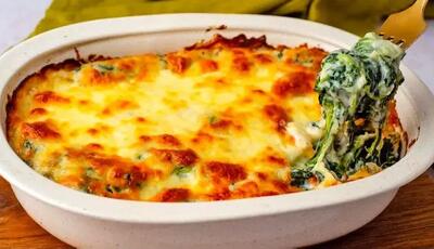  طرز تهیه گراتن اسفناج؛ غذای شیک و مقوی