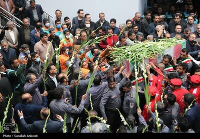  وداع باشکوه کرمان با شهید آتش‌نشان «محسن میرشکار»