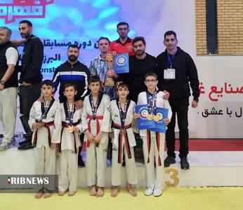 درخشش تیم خردسالان آذربایجان‌شرقی در مسابقات تکواندو