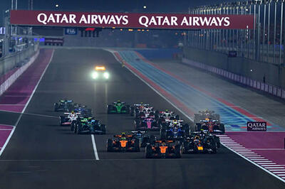  رقابت باورنکردنی فرمول یک در قطر با حضور سلبریتی‌ها