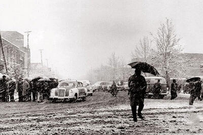  تصاویر دیدنی از یخبندان ایران در آذر ۱۳۵۴