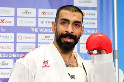  اقدام جوانمردانه کاراته‌کای ایرانی با رقیب سعودی