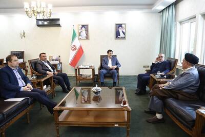  نشست نماینده مجلس و استاندار کهگیلویه و‌بویر احمد و استاندار ایلام با احمد دنیامالی