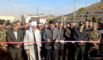  افتتاح پروژه تقاطع غیرهمسطح تکیه و چمن سنندج