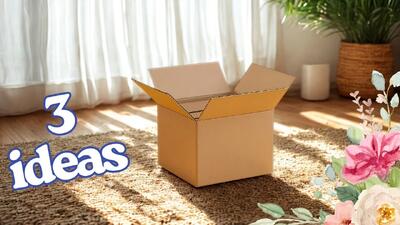  باورم نمیشه این وسایل کاربردی از یه جعبه مقوایی اومدن !