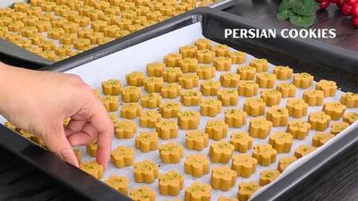  آموزش مرحله به مرحله پخت شیرینی نخودچی نرم و مجلسی