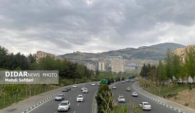  نم نم باران، تاثیری در هوای تهران نداشت