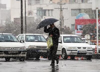 بارش‌های پراکنده باران در استان تهران آغاز شد