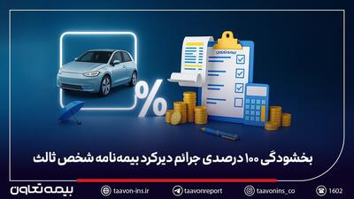  بخشودگی ۱۰۰ درصدی جرائم دیرکرد بیمه‌نامه شخص ثالث | اقتصاد24