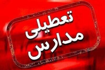  فوری/ مدارس این استان تا پایان هفته تعطیل شد