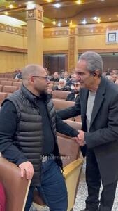  بوسه خشایار راد به پیشانی مازیار لرستانی