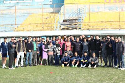  پیام خاص روشندلان با حضور غافلگیرکننده در تمرین شمس آذر