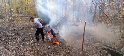  آتش‌سوزی در منطقه دشت شاد پارک ملی گلستان مهار شد/ بی‌توجهی گردشگران علت حادثه