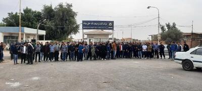  اعتراض کارگران قند خاورمیانه شوش وارد روز سوم شد