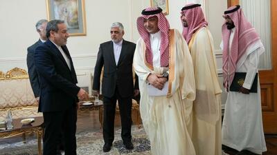  ایران روز گذشته میزبان دیپلمات های بلندپایه سعودی و ترکیه بود