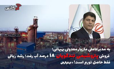  به مدیرعاملی مازیار معدولی بهبهانی؛ فروش تندگویان ۱۸ درصد آب رفت؛ رشد ریالی فقط حاصل تورم است! + اینفوگرافی