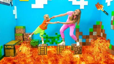  ولاد و نیکی-نیکی چالش جدید مامان و کریس-کارتون ولاد ونیکی جدید- کودک ولادو نیکی