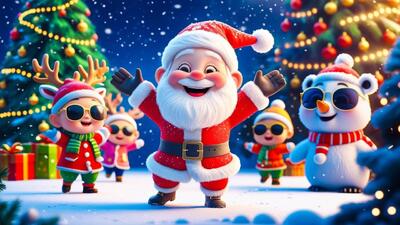  ترانه و آهنگ شاد کودکانه کریسمس برای بچه ها | کریسمس رویارویی