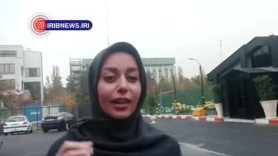  تهران بارانی شد