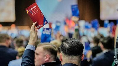  سخنرانی «به سبک هیتلر»؛ جوانان حزب افراطی آلمان جنجال آفریدند