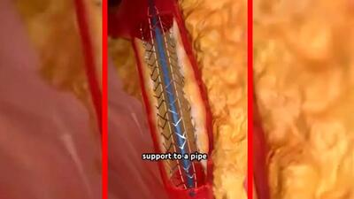  فیلم درمان سریع گرفتگی رگ قلب با ابزار الماسی