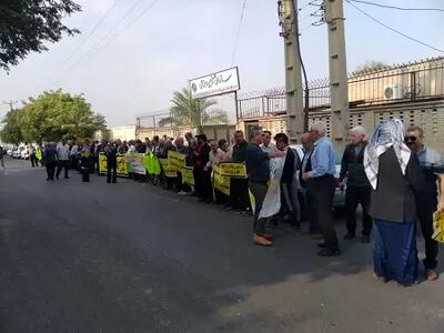  تجمع اعتراضی بازنشستگان در چند شهر + عکس