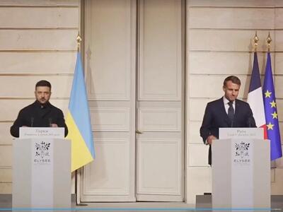  مکرون: فشار بر اقتصاد روسیه افزایش می‌یابد