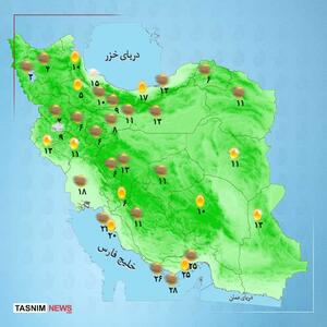  ورود سامانه بارشی از غرب و شمال‌غرب کشور