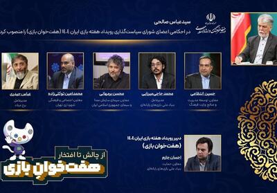  اعضای شورای سیاست‌گذاری و دبیر رویداد «هفت‌خوان بازی» منصوب شدند - تسنیم