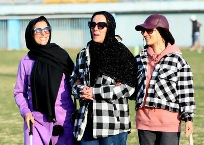  پیام خاص روشندلان با حضور در تمرین شمس آذر (عکس)